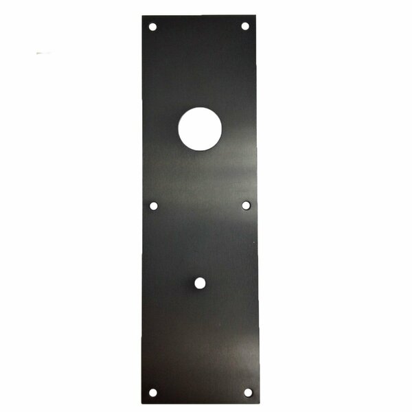 Trans Atlantic Co. Duronodic Push Plate with 2-1/8 in. Single Hole ED-PL01-DU
